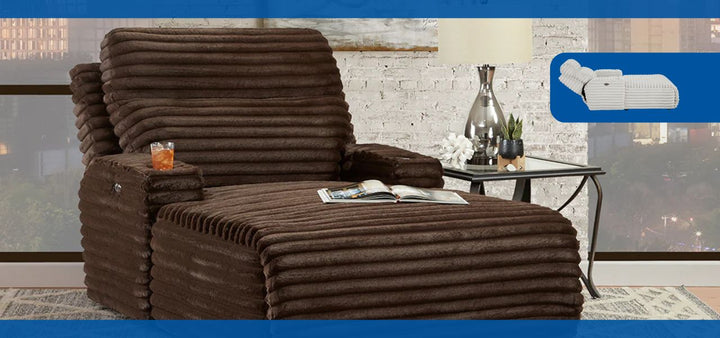 Alaire Power Reclining Chaise – The Oversized Chair Built for Two (and Endless Comfort)