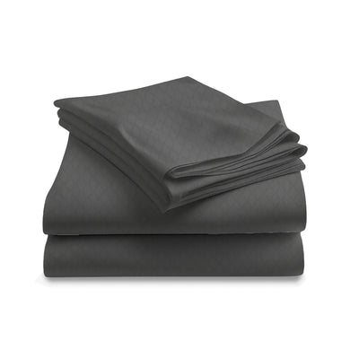 Dark Gray Cooling Cotton Sheets from Lusomé