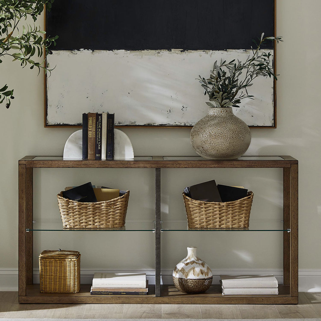 Mesa de sofá enrejada Bayhill