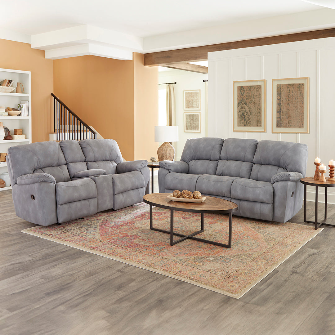 Rhino Rocking Loveseat with Console