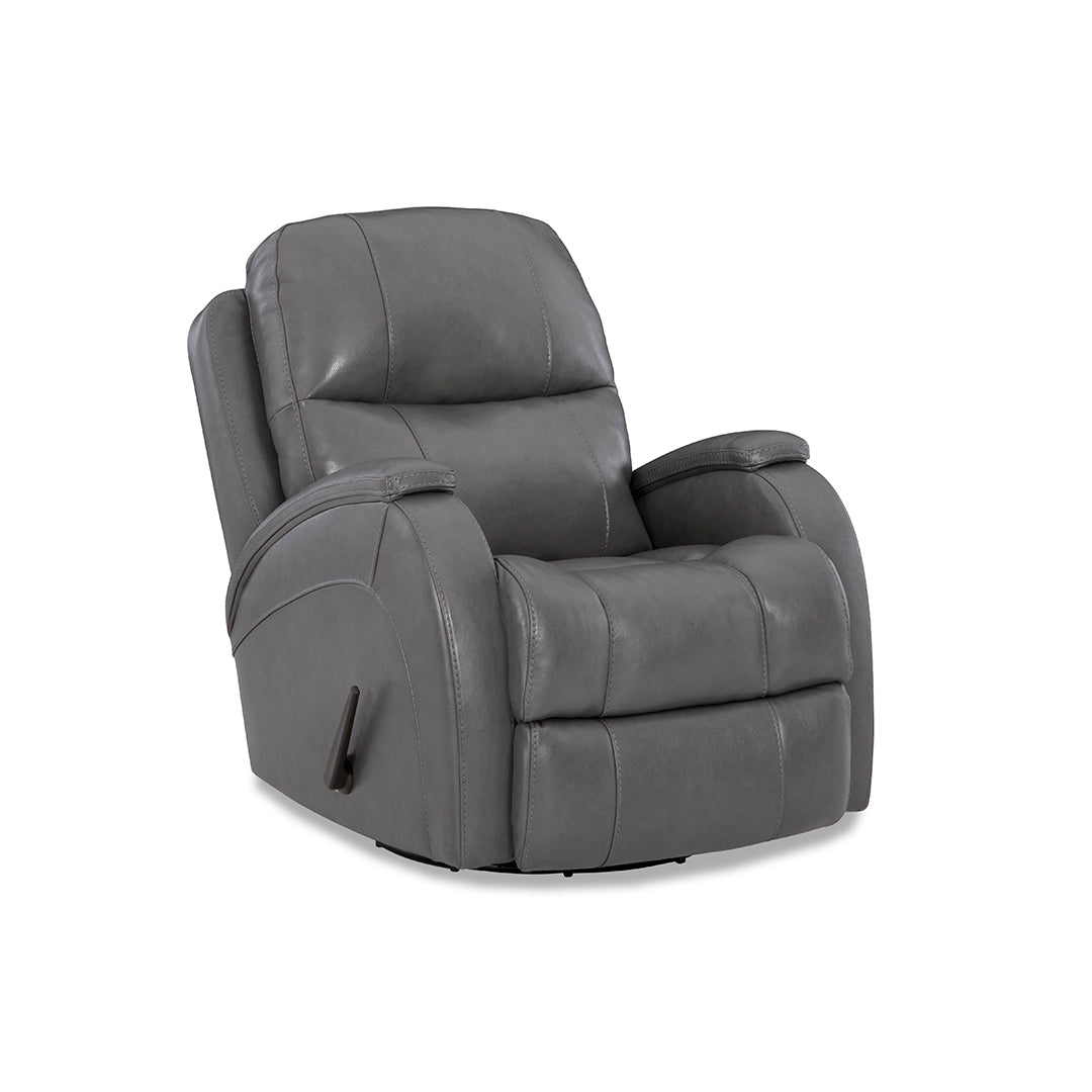 Phantom Leather Swivel Glider Recliner