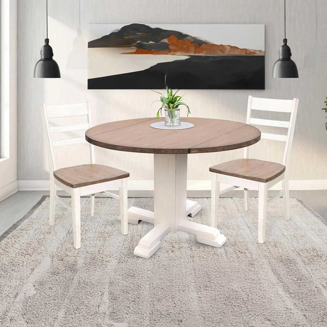 Juego de comedor redondo Pasadena (3 piezas)