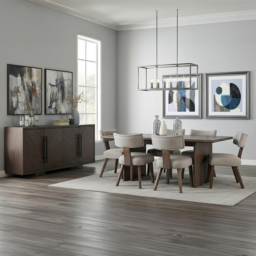 Malibu Server from Sunny Designs, Inc. in Brown Veneer - Detail view