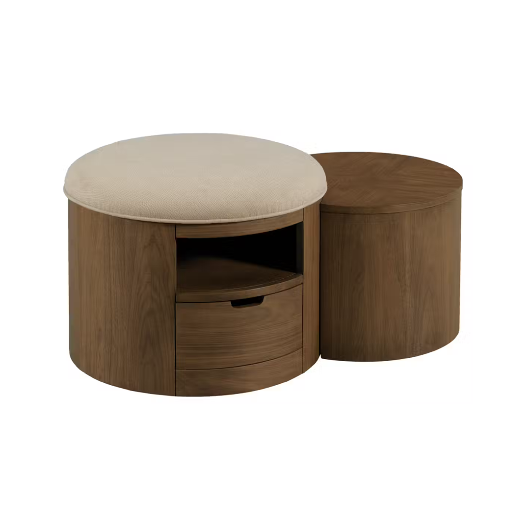 Joybird wooden nesting coffee tables