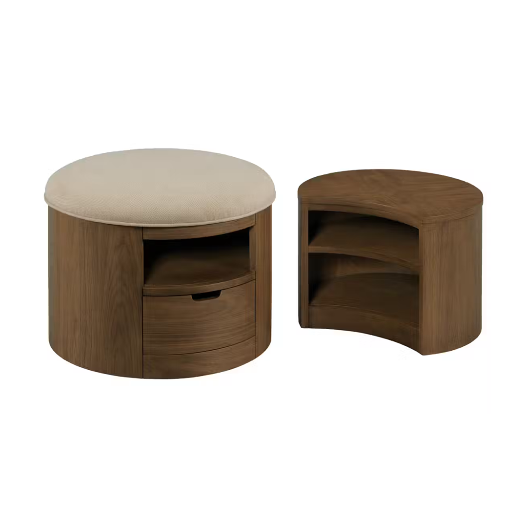 Joybird wooden nesting coffee tables