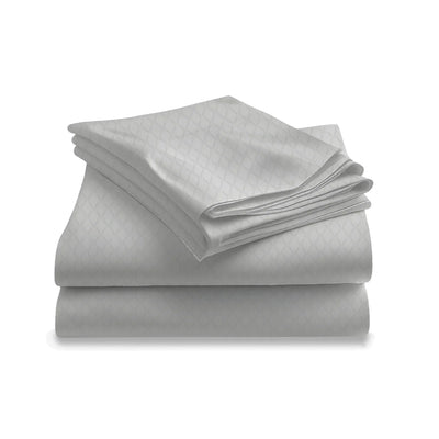 Light Gray Cooling Cotton Sheets from Lusomé