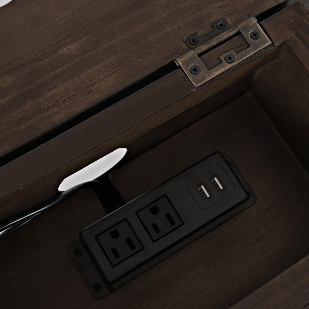 Madison County Power Side Table