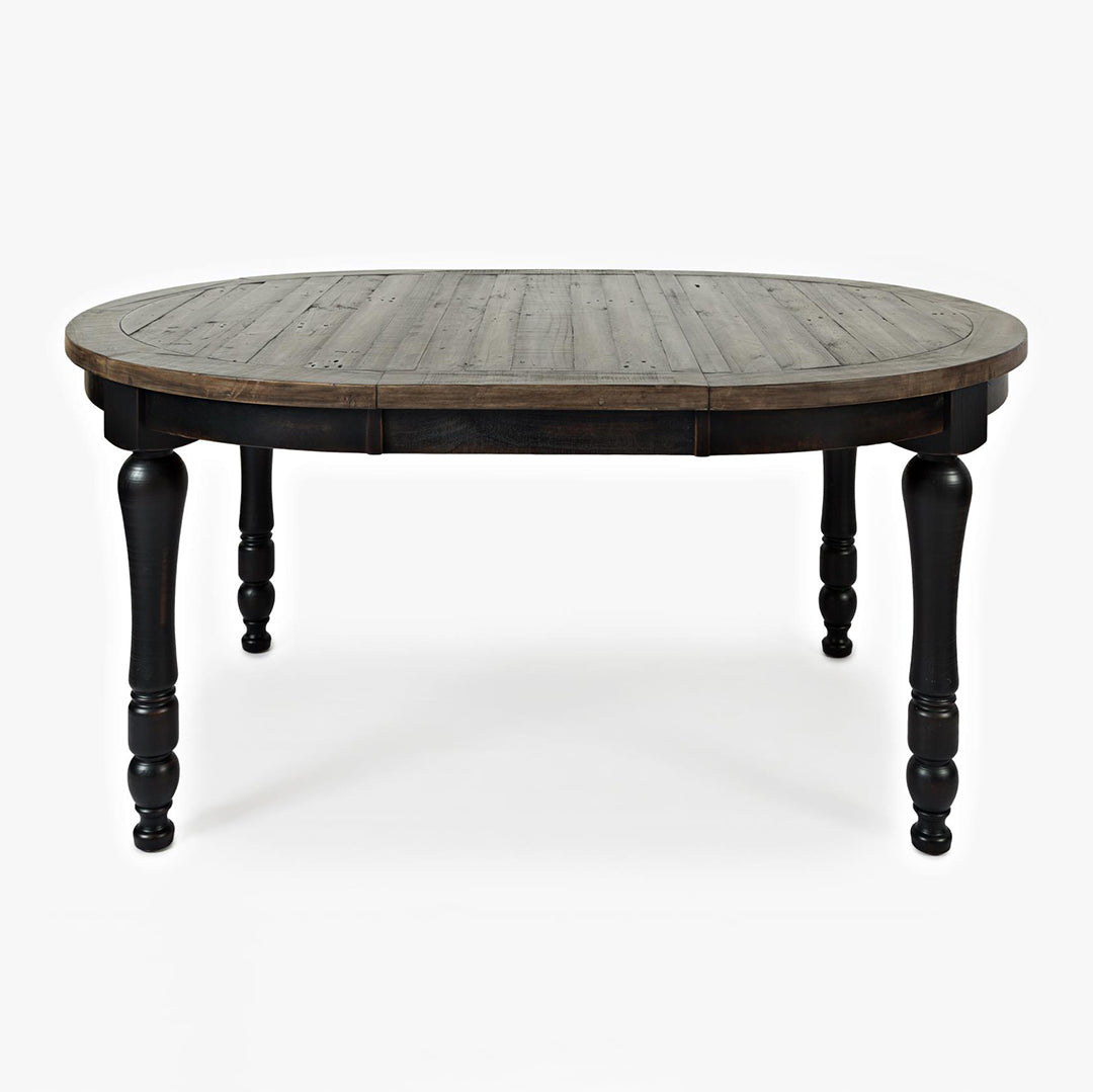 Mesa de comedor ovalada del condado de Madison - Negra