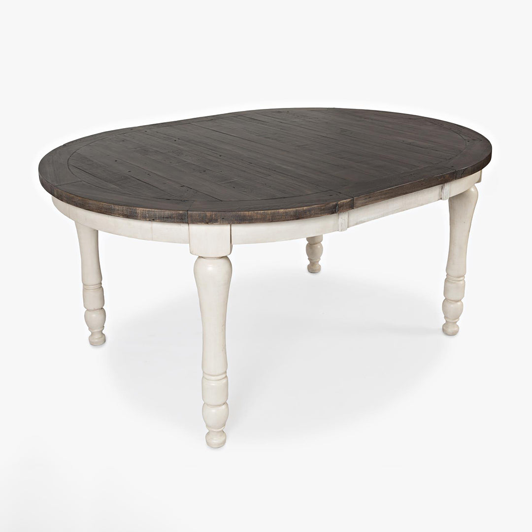 Madison County Oval Dining Set - White