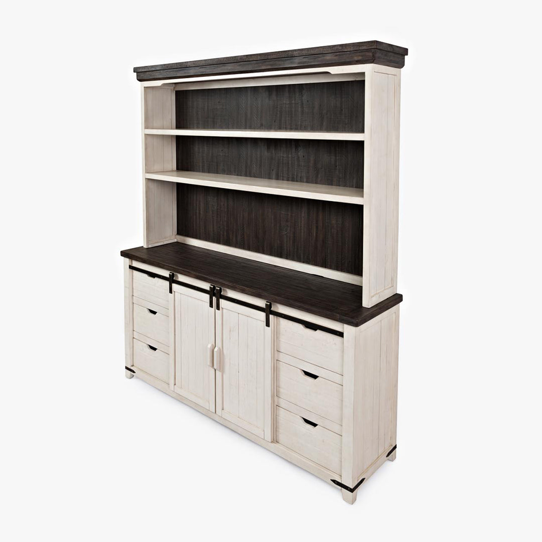 Madison County Server and Hutch - White