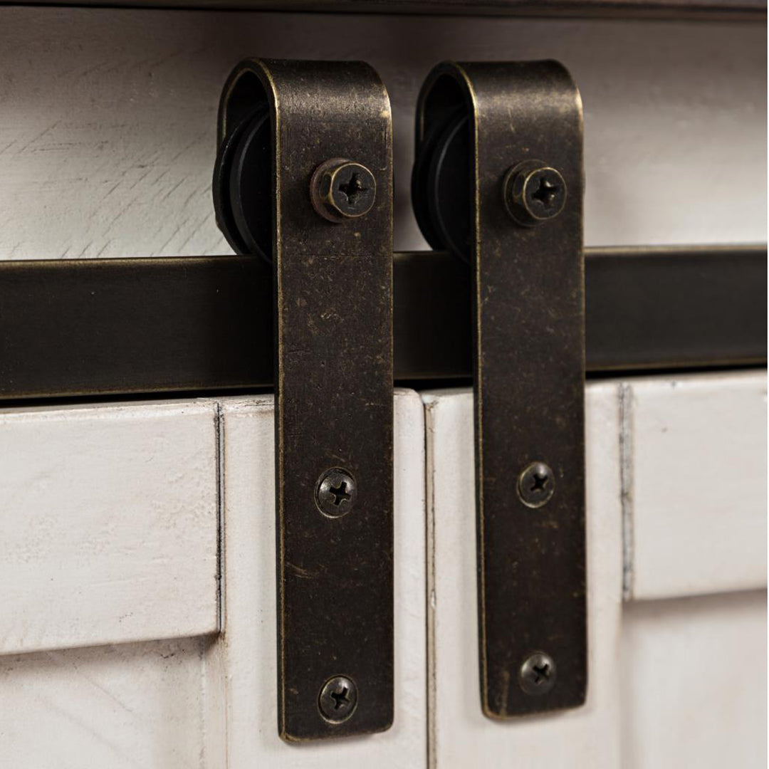 Madison County Server and Hutch - White