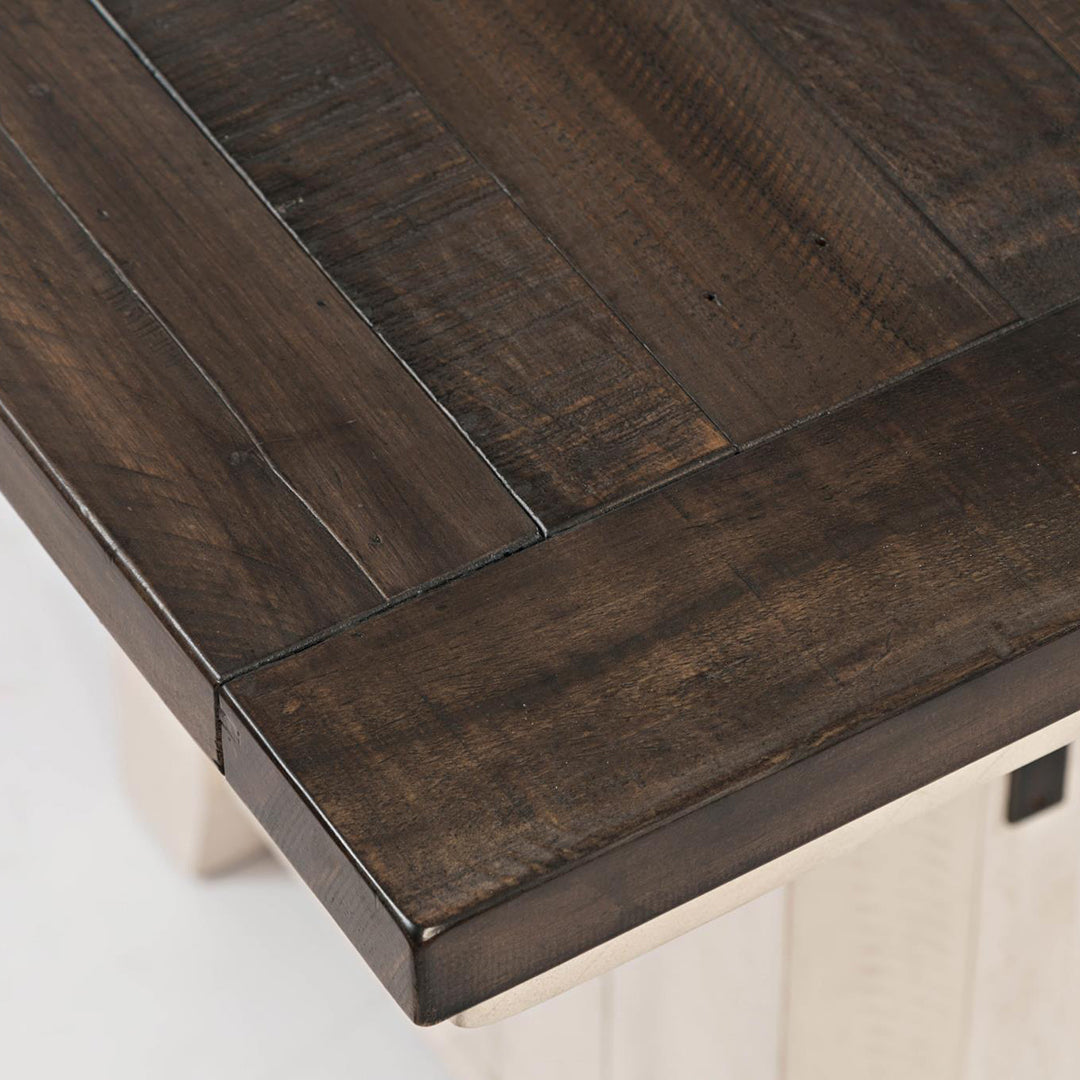 Madison County High-Low Table - White