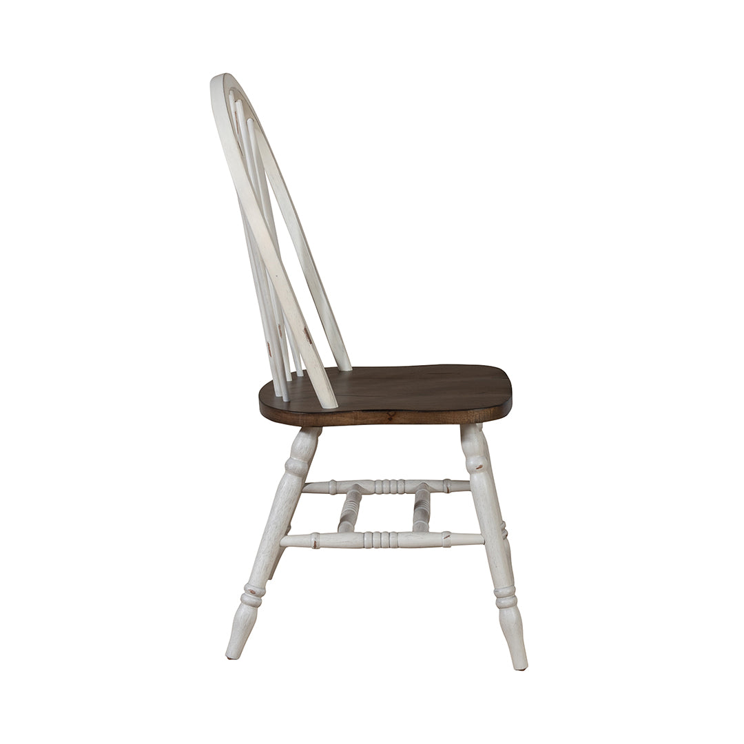 Carolina Crossing Windsor Side Chair - White