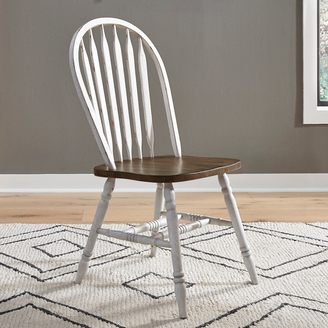 Carolina Crossing Windsor Side Chair - White