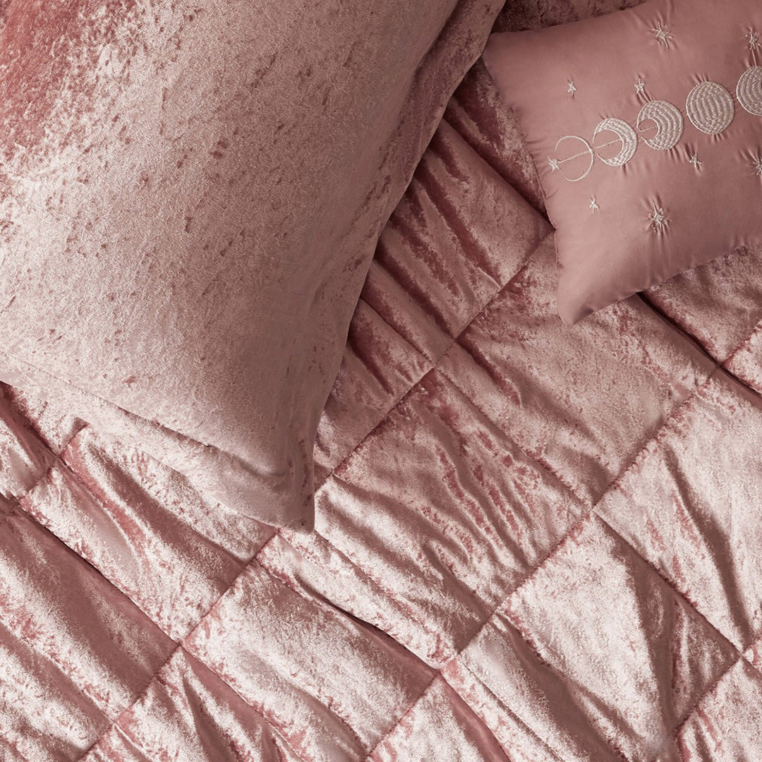 Felicia Reversible Velvet Comforter Set