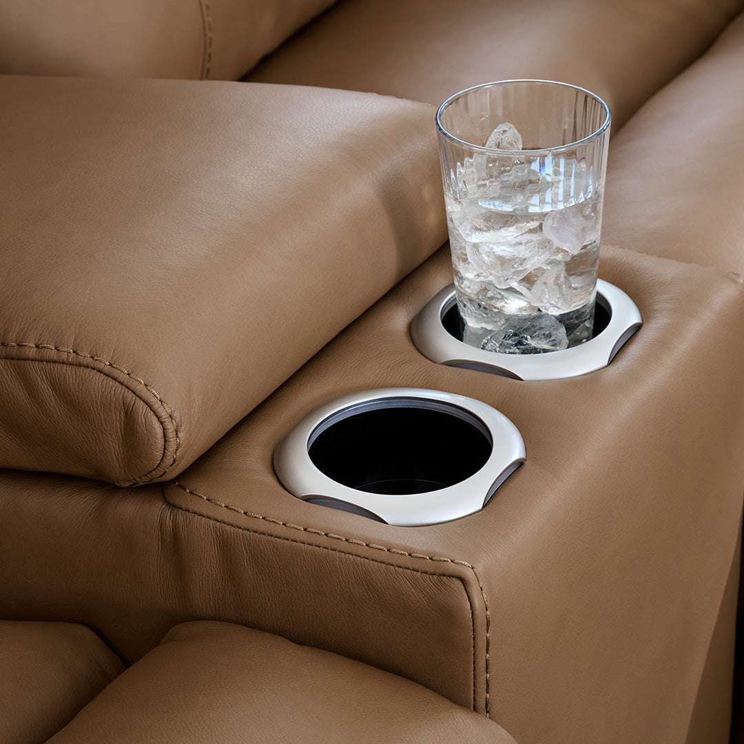 Grace Leather Zero-G Power Reclining Loveseat