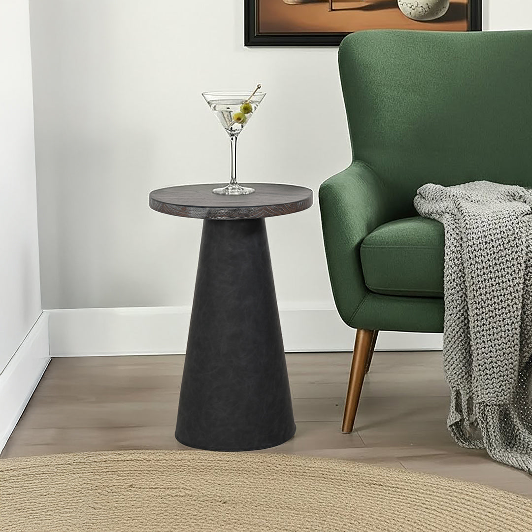 Malibu Drink Table from Sunny Designs, Inc. in Brown Veneer - Lifestyle view