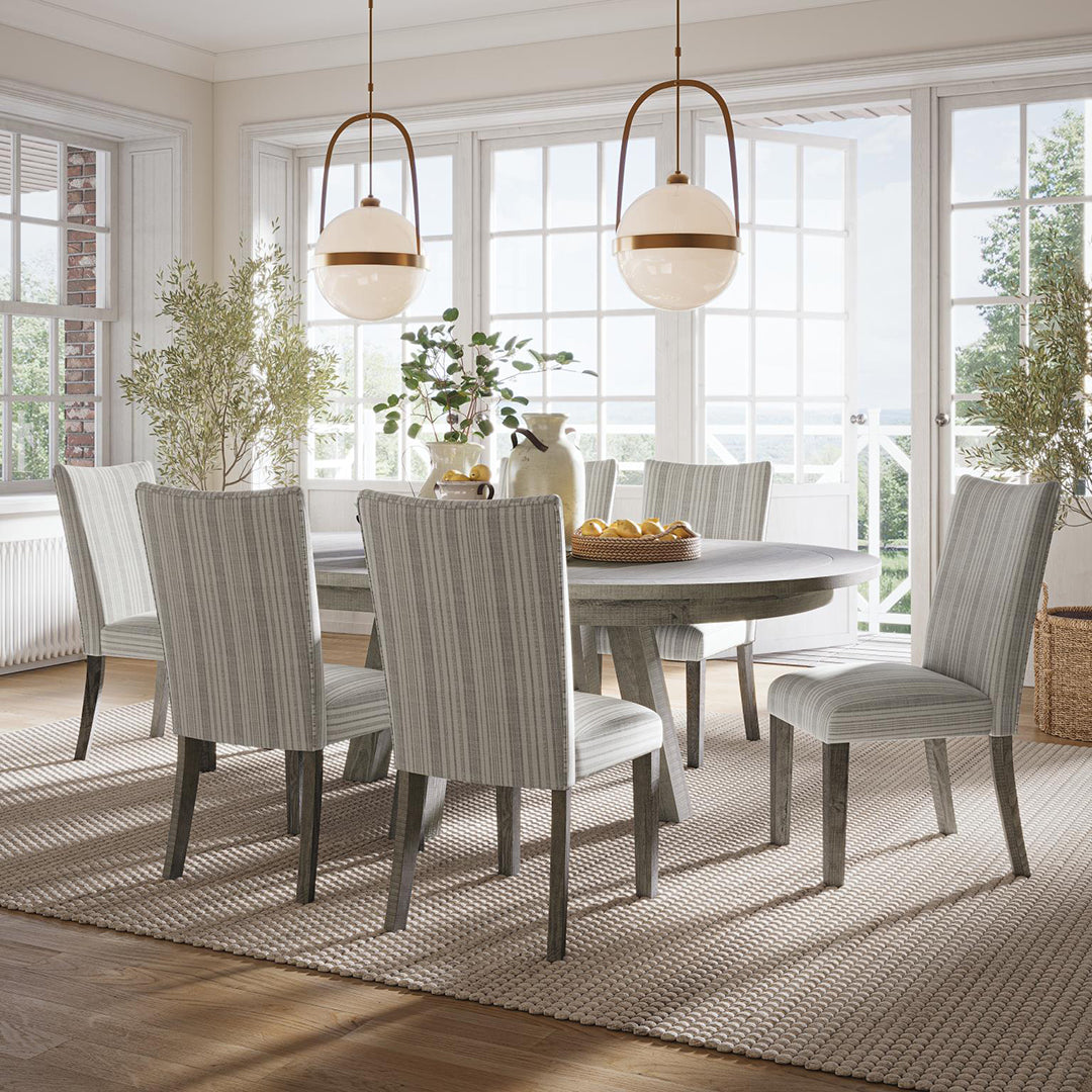 Telluride Driftwood Upholstered Dining Chair
