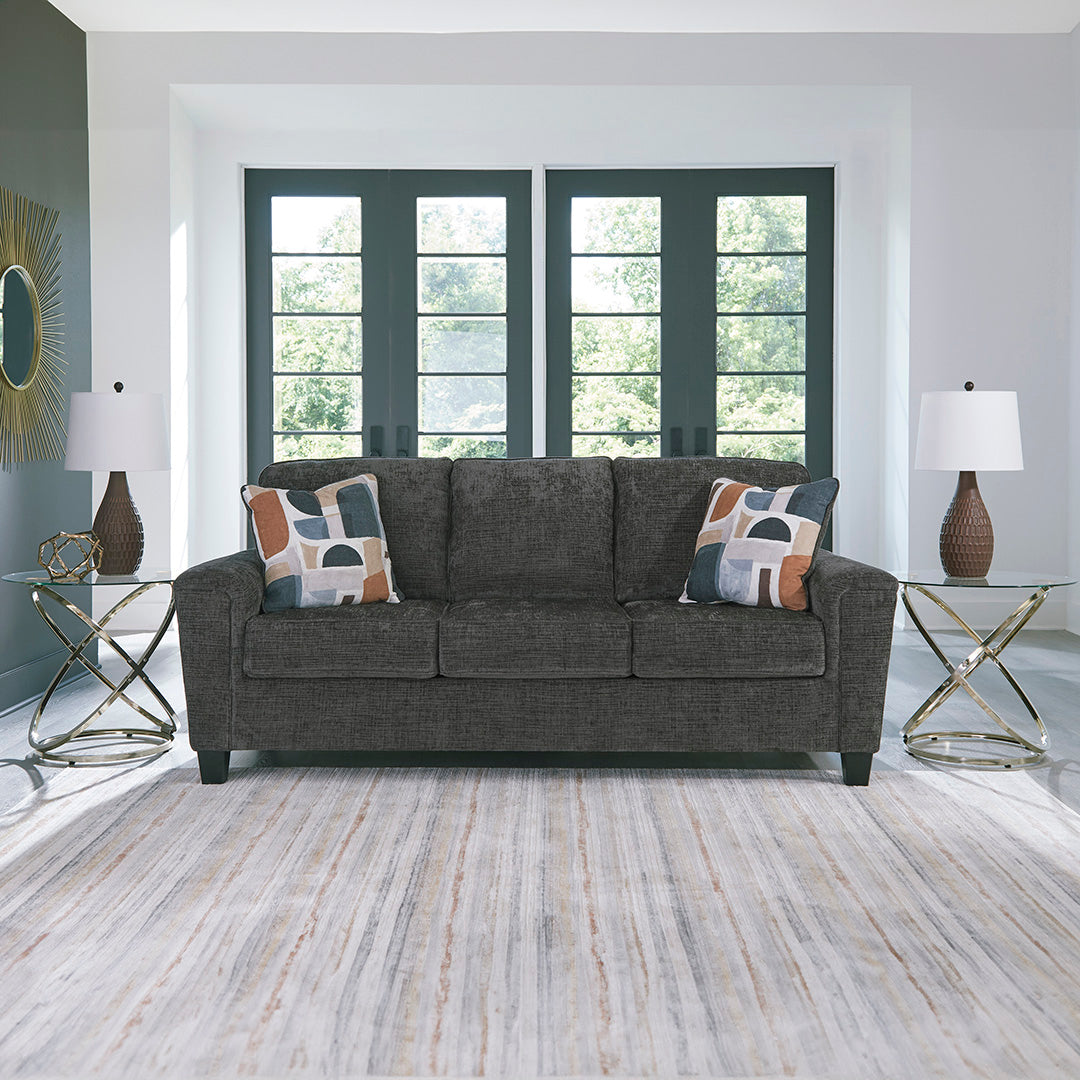 Erinslane sofa by Ashley Furniture styled in a modern living room
