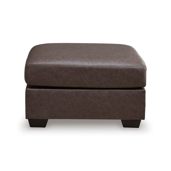 Willow Oversized Accent Ottoman from Signature Design by Ashley in Faux Leather / Leather-Look - Alternate angle
