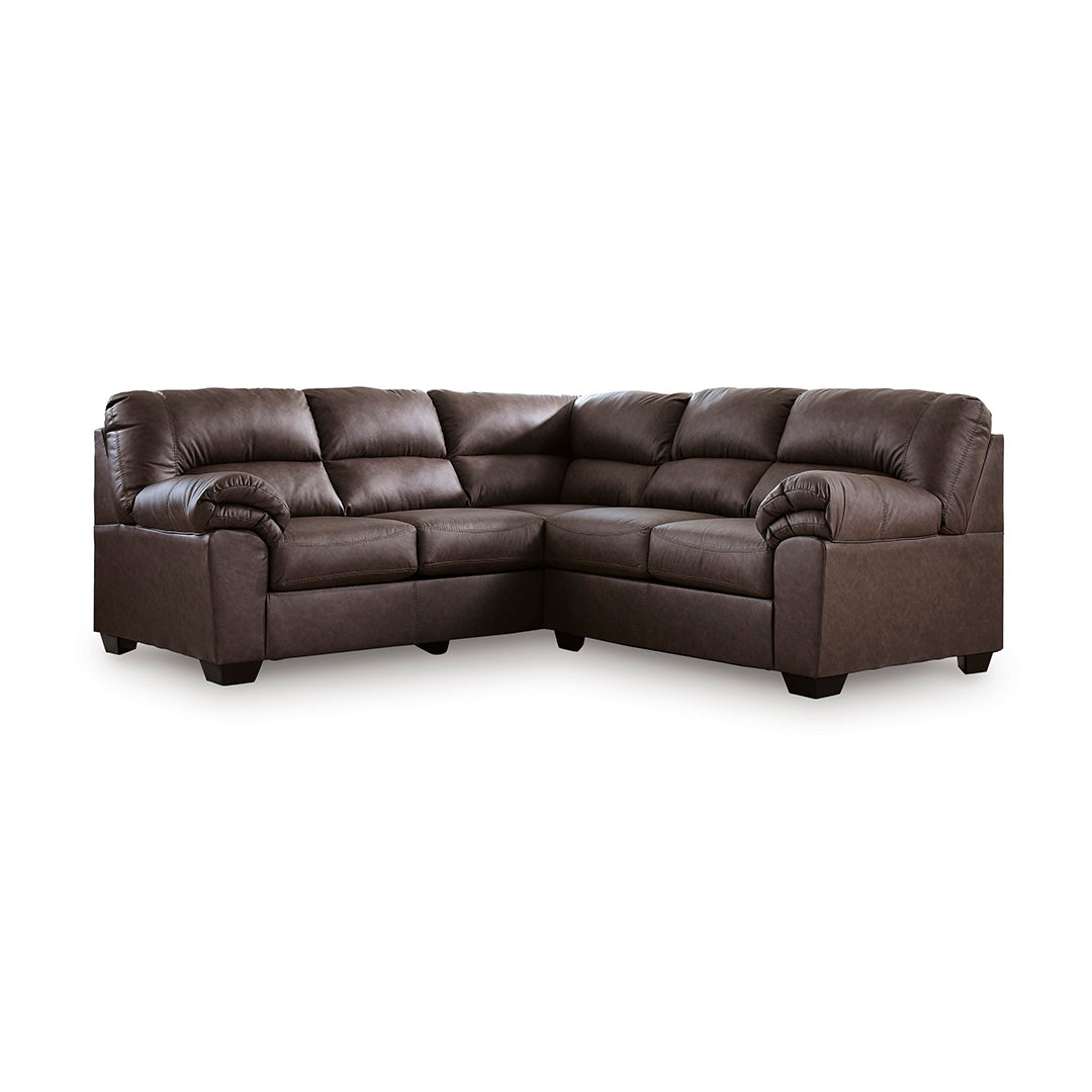 Willow Sectional II (2-Piece) from Signature Design by Ashley in Faux Leather / Leather-Look