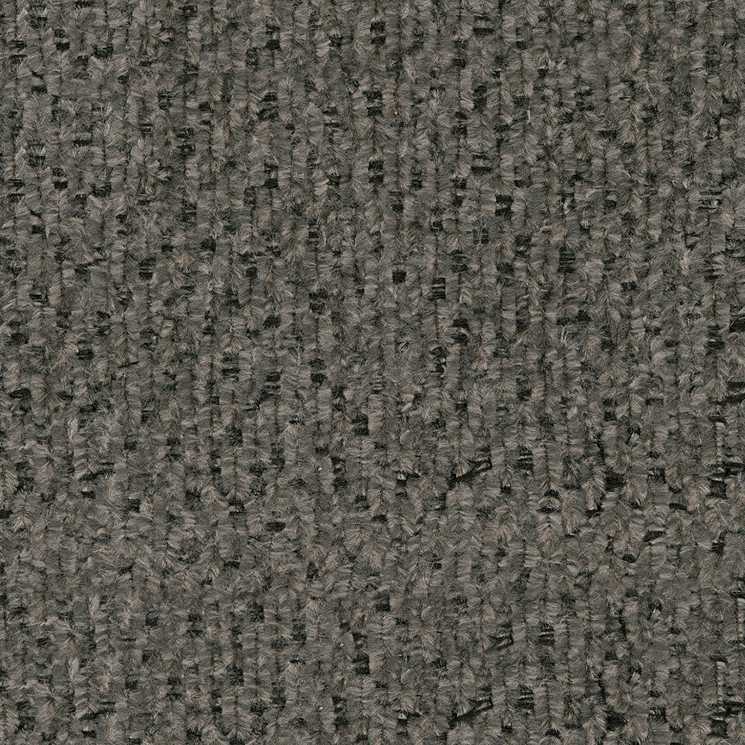 Textured gray patterned fabric swatch