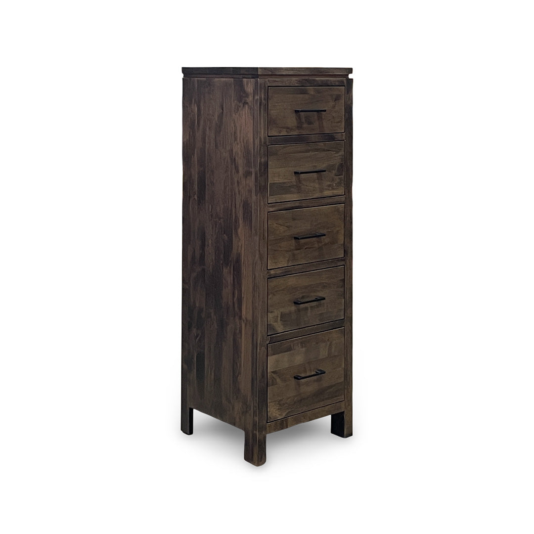 2 West Lingerie Chest in brown solid wood with soft close from Archbold Furniture Company