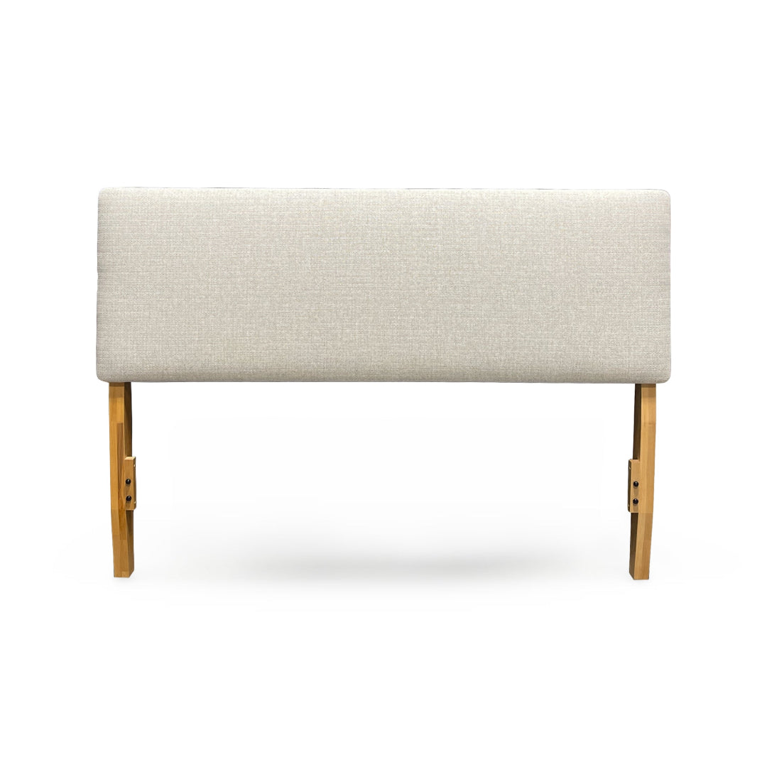 2-West Upholstered Queen Headboard - Beige
