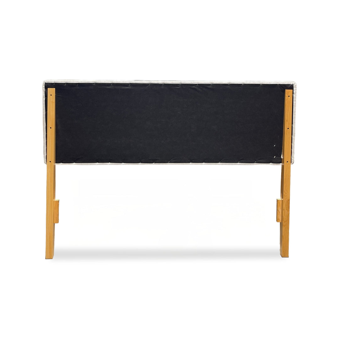 2-West Upholstered Queen Headboard - White