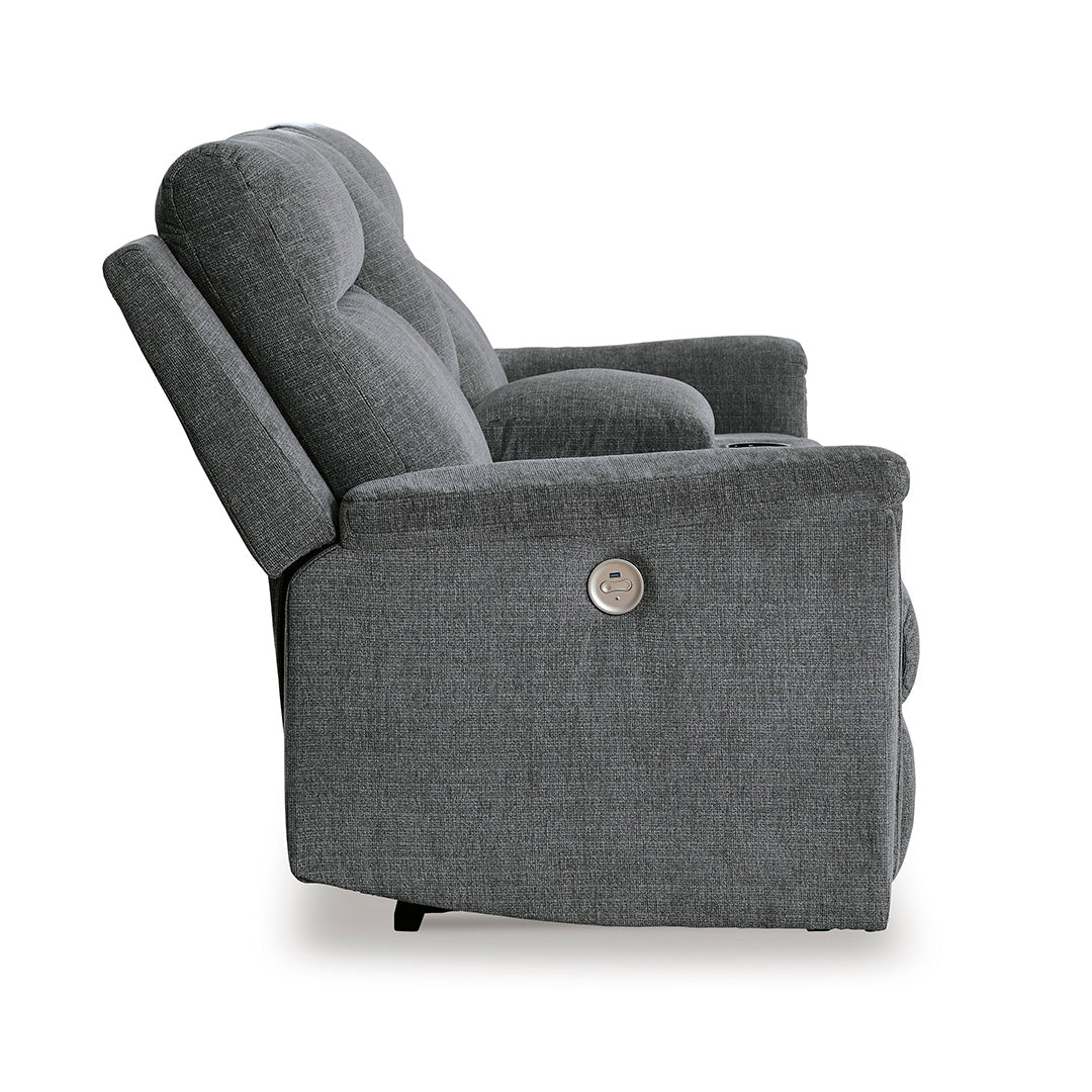 Barnsana Power Reclining Loveseat with Console