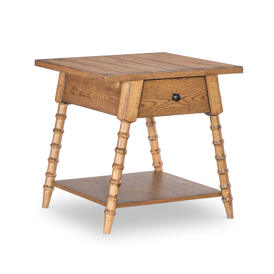 Vintage Market Bobbin End Table