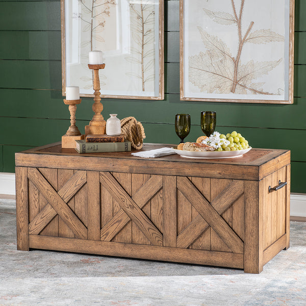 Vintage Market Captains Trunk Cocktail Table
