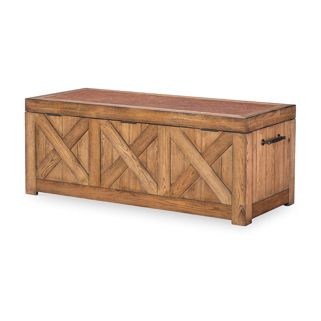 Vintage Market Captains Trunk Cocktail Table