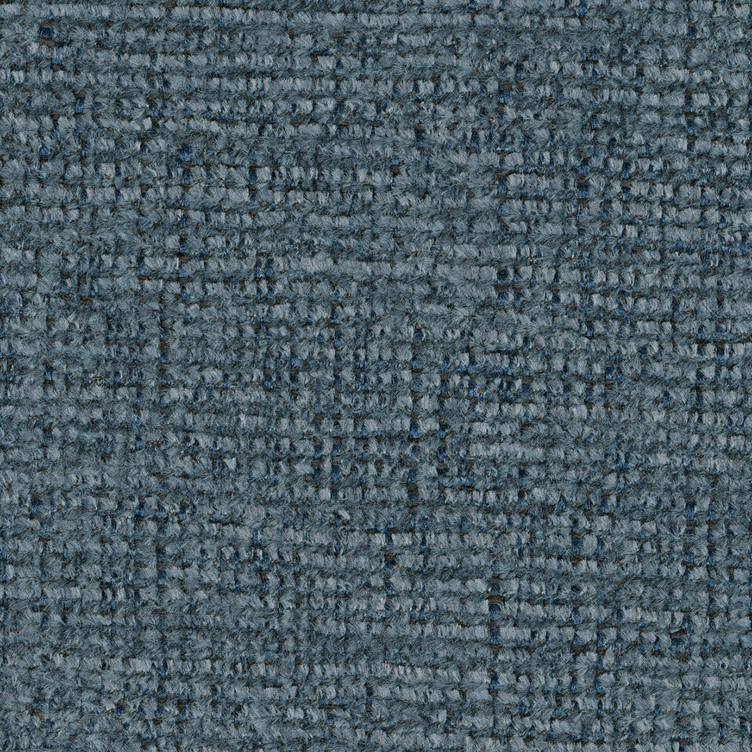 Textured blue-gray patterned fabric swatch