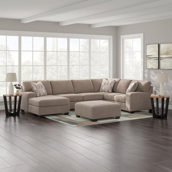 Seyler Sectional Right Chaise with Ottoman (3-Piece) from Signature Design by Ashley - Alternate angle