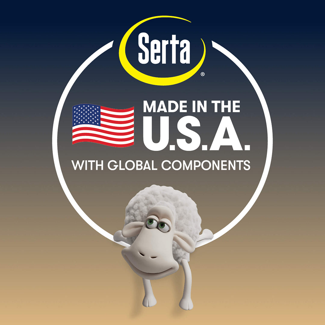 Perfect Sleeper® Cascade Range Medium Mattress from Serta in Queen Memory Foam, Made in USA - Additional view 15