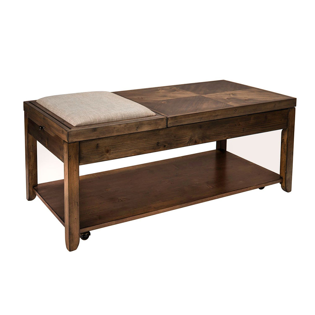 Brown Mitchell Cocktail Table from Liberty Furniture - Additional view 4