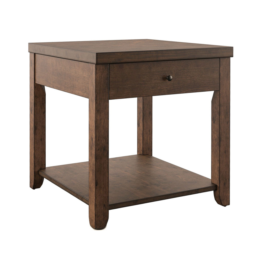 Brown Mitchell End Table from Liberty Furniture