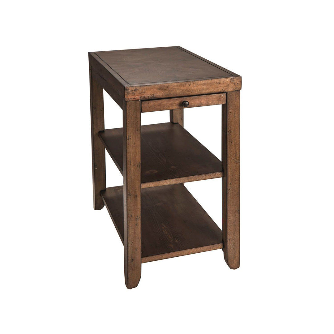 Brown Mitchell Side Table from Liberty Furniture