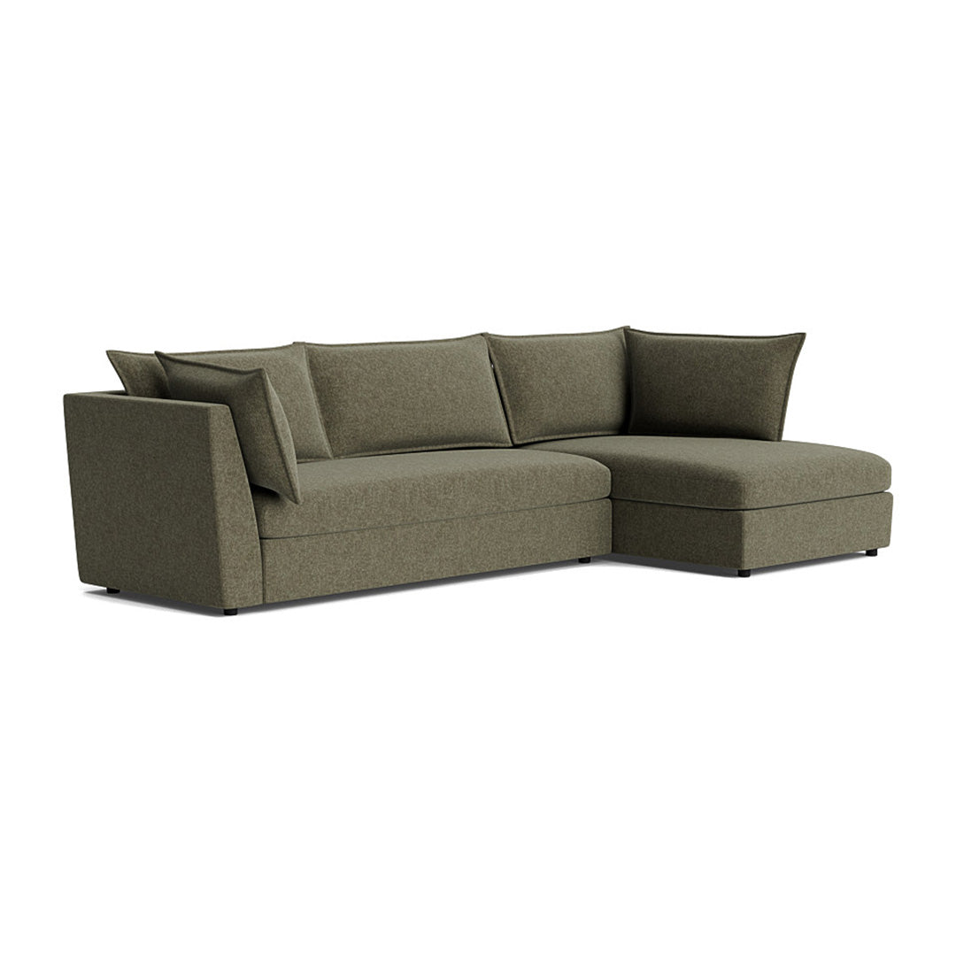 Joybird green sectional sofa