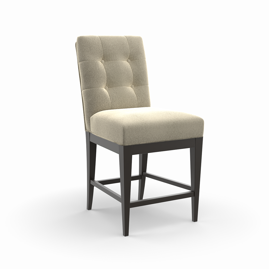 Taburete de mostrador tapizado Sterling
