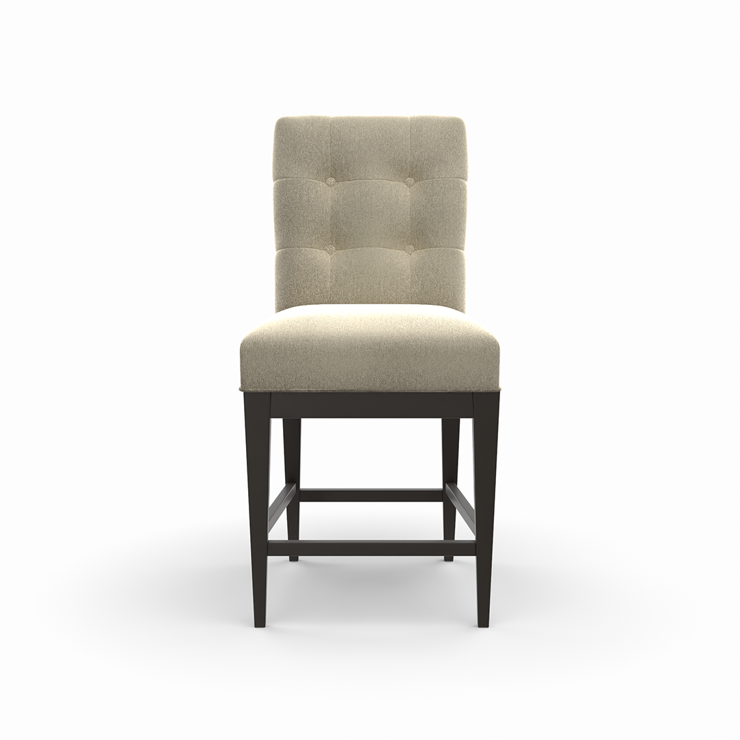 Taburete de mostrador tapizado Sterling