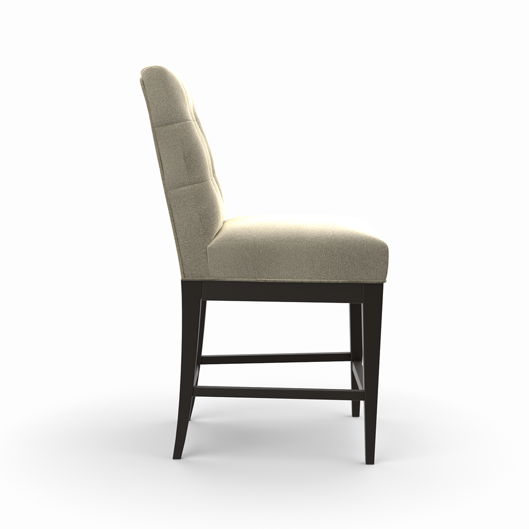 Taburete de mostrador tapizado Sterling