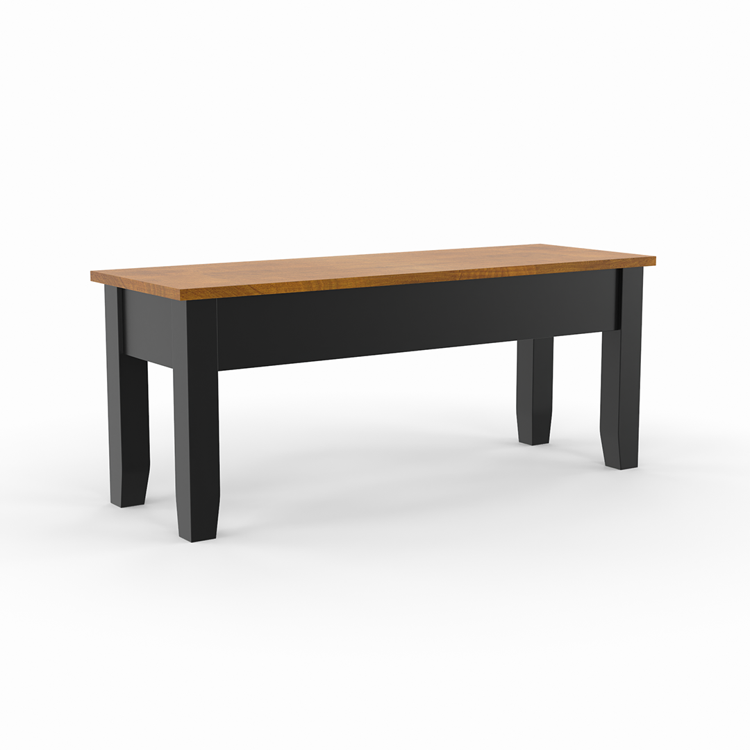 Drake Storage Bench from Worldwide Designs in Black
