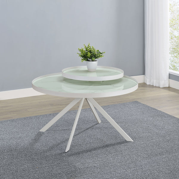 Monaco Cocktail Table - White