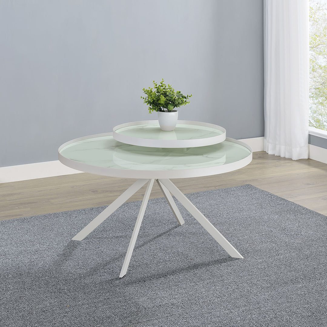 Monaco Cocktail Table - White