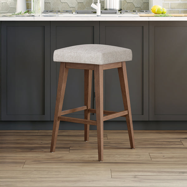 Square Bar Stool - Beige