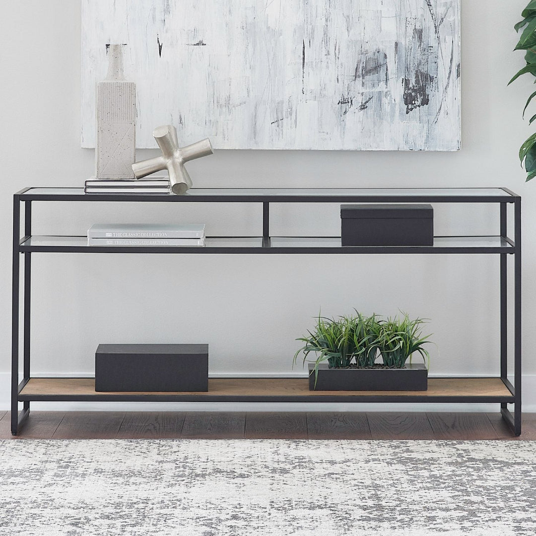 Black Bedford Sofa Table from Liberty Furniture - Alternate angle
