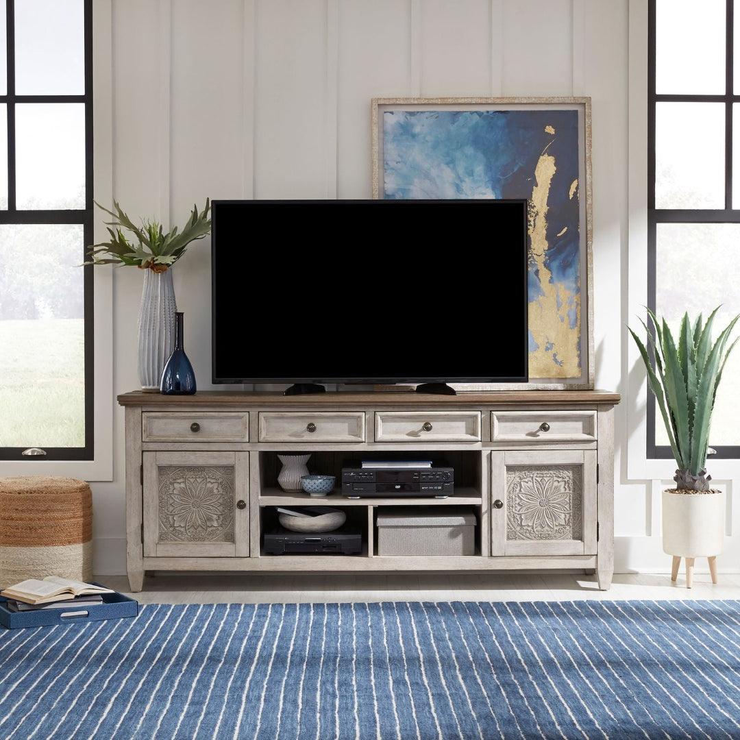 Consola de TV Heartland Tile de 76 pulgadas