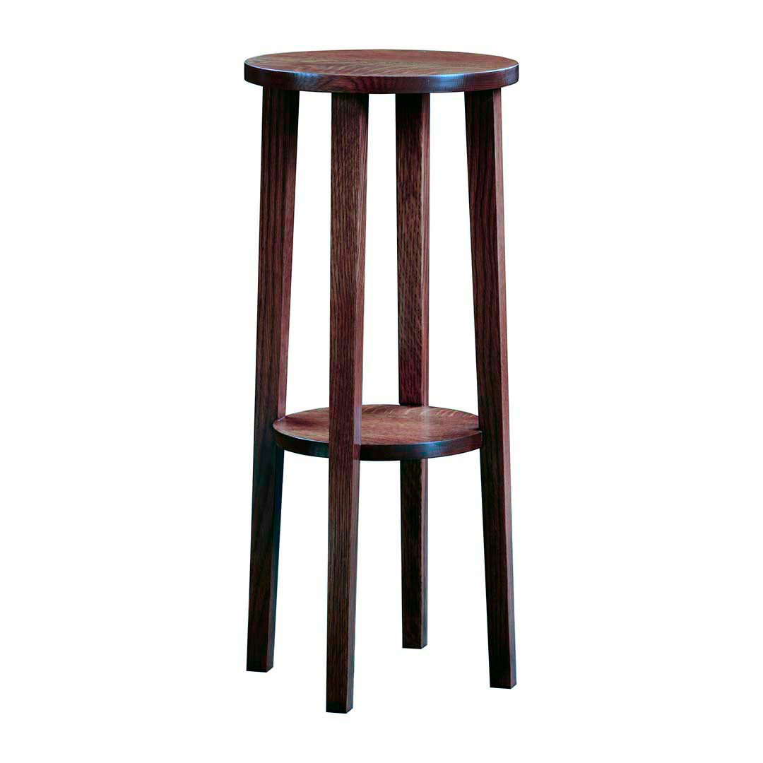 Little Treasures Round End Table II from L and J.G. Stickley Inc in Brown Solid Wood, Made in USA